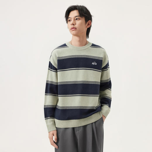 gxg.jeans男装2024年春季新款圆领线衫JFX12002501 商品图3