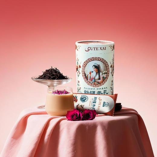 新疆茶乳（原味）+新疆茶乳（塔尔米香）（赠花杯子） 商品图4