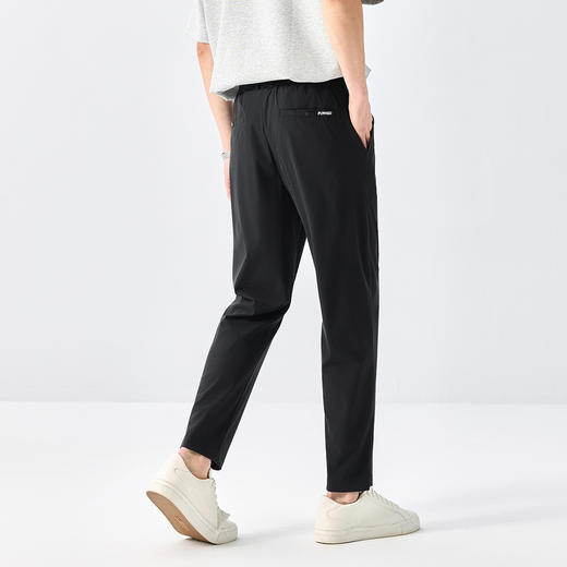 GXG男装25夏季松紧腰抽绳舒适百搭轻薄透气男式直筒休闲长裤K&C 商品图3