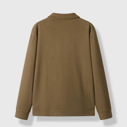 GXG男装秋季简约百搭套头上衣男式半高领拉链户外休闲运动卫衣K&C 商品图7