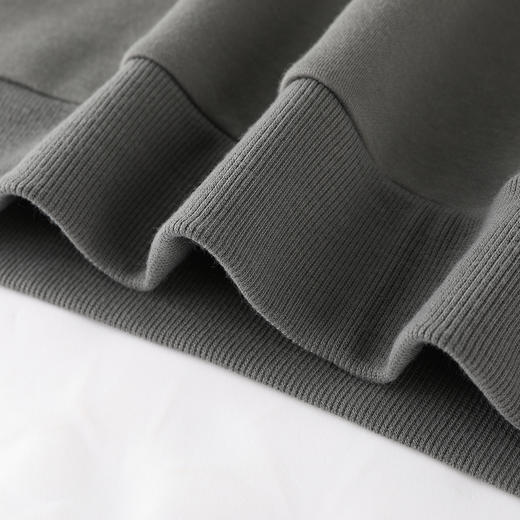 GXG男装【加绒加厚】冬季光盘图案防风保暖男式圆领休闲卫衣K&C 商品图6