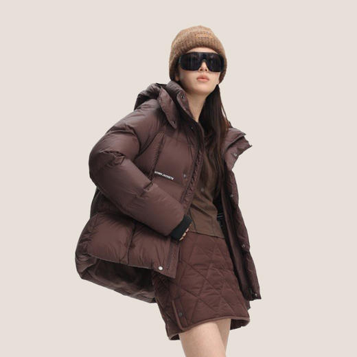 【19061】黑金系列女士短款羽绒服 商品图4