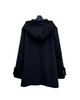女款连帽羊毛呢大衣 毛饰可拆卸he011 商品缩略图1