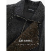 COCOBELLA高级休闲风爆裂纹PU皮衣外套冬保暖机车夹克PU3006 商品缩略图4
