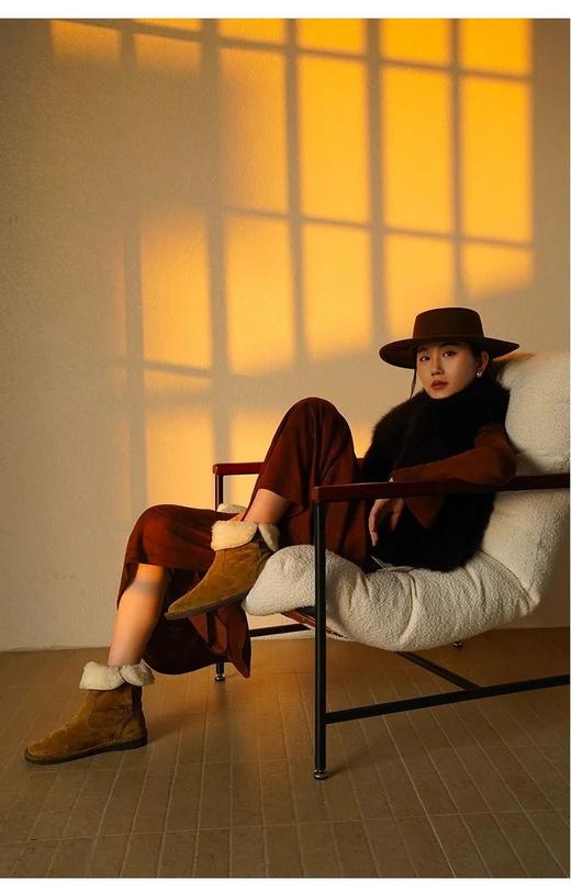 【皮毛一体羊毛防水耐脏雪地靴】RIMRIM品牌直发，2穿设计，非常实穿、百搭~跟高3.5cm，小个子/高个子姐妹都能穿，久走不累脚WD 商品图5