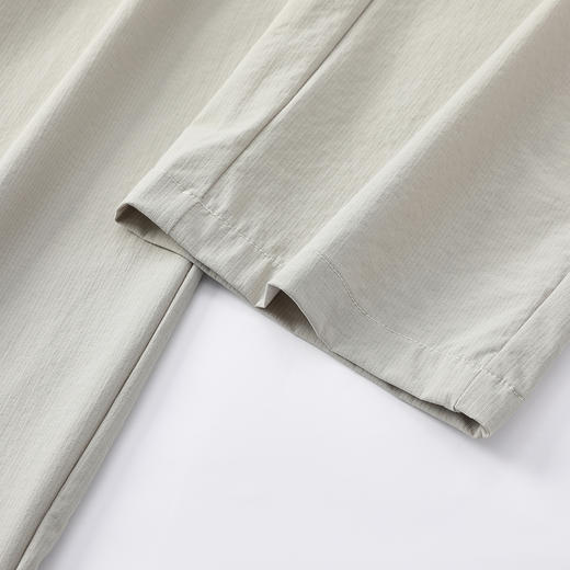 GXG男装【含桑蚕丝】25夏季时尚松紧腰日常通勤男式直筒休闲裤K&C 商品图9