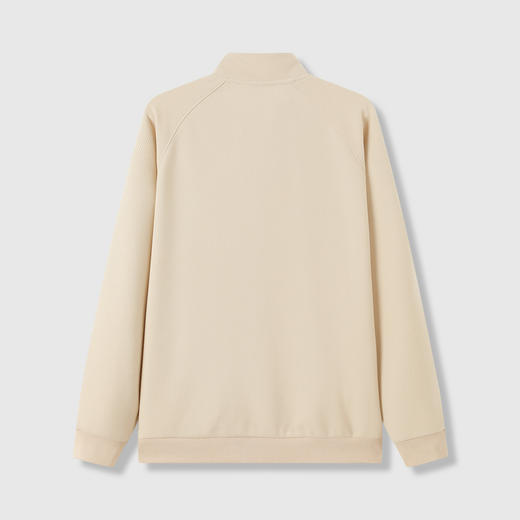 GXG男装25秋季简约纯色宽松休闲长袖套头上衣男式翻领卫衣K&C 商品图5