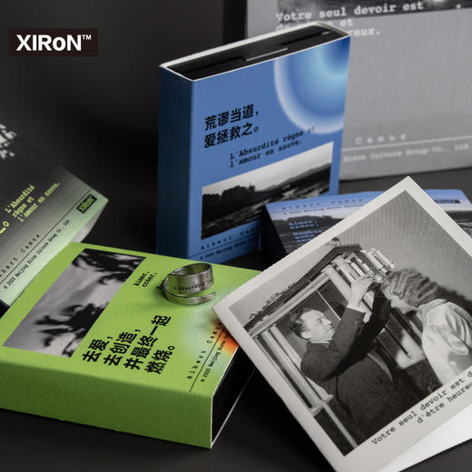 GZ加缪饰品系列火柴项链戒指文学作家周边文艺礼物男女钛钢首饰 商品图1