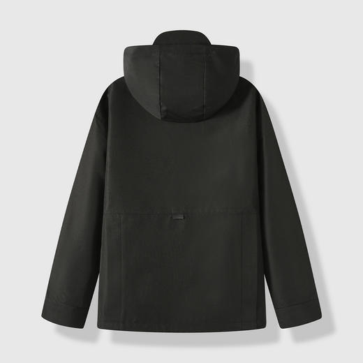 GXG男装【户外山系】秋季时尚抽绳多口袋设计男式防风连帽夹克K&C 商品图1