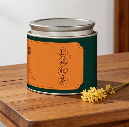 2025非遗桂花红茶 ，万朵桂花入茶香，窨一杯清醇回甘