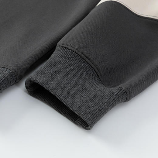 GXG男装25秋季拼接撞色运动舒适宽松百搭长袖上衣男式圆领卫衣K&C 商品图9