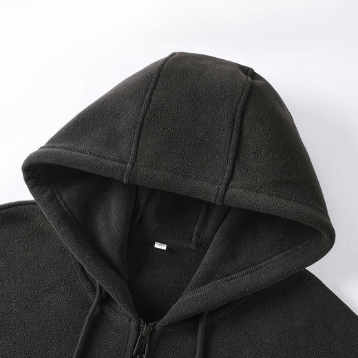 GXG男装冬季宽松休闲开衫百搭简约男式连帽卫衣外套K&C 商品图6