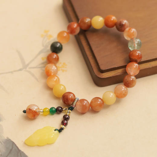 【买2串赠零钱包】祈玺·合香珠/水晶手串丨32款可选，普陀山祈福邮局授权、直发，男女款，手串/小金砖吊坠/项链，承包新年好意头！可自用可送礼（附寺院祈福+手工盖章祈福卡） 商品图0