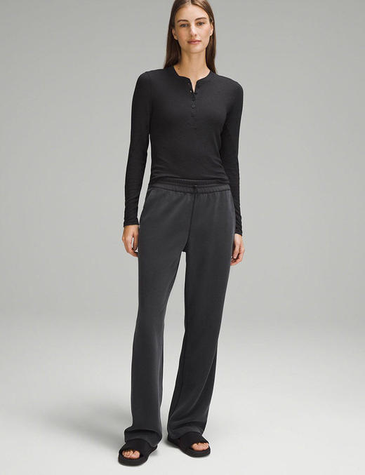 越南产原单正品Lulu Softstreme女士加绒高腰直筒裤121502 商品图12