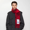 BURBERRY 巴宝莉 中性马术骑士徽标格子标签羊绒围巾 格子 8116876 A1308 商品缩略图5