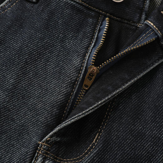 GXG男装25秋季经典简约日常通勤休闲复古水洗男式锥形牛仔长裤K&C 商品图10