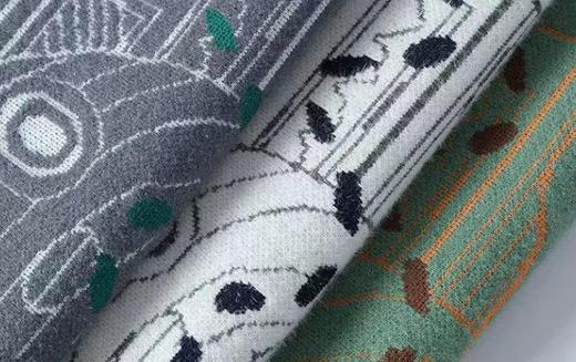 D121576男女同款时尚多彩卡通休闲针织毛衣 商品图2