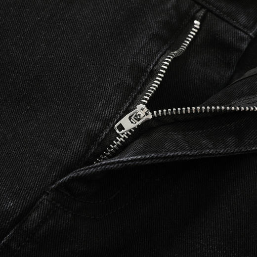 GXG男装25秋季日常通勤简约白色复古水洗直筒休闲男式牛仔长裤K&C 商品图9