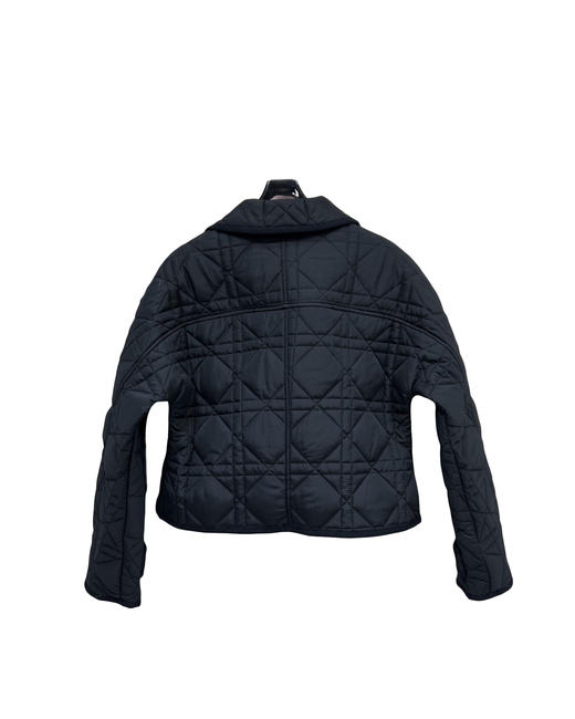 女款藤格纹绗缝短款棉服he010 商品图1