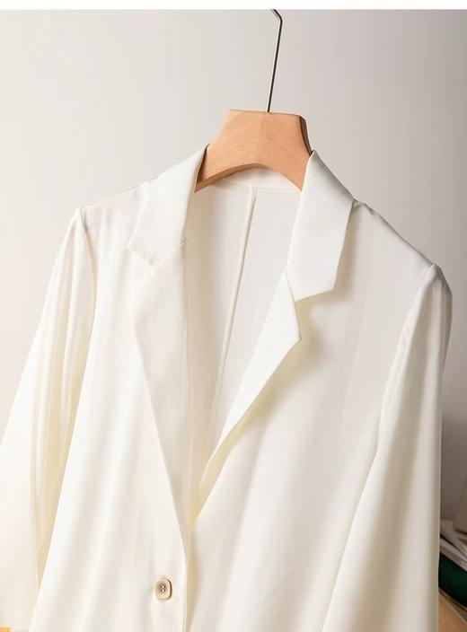 「断码清仓」七分袖白色真丝小西装外套 XL码 ZFYY211 商品图2