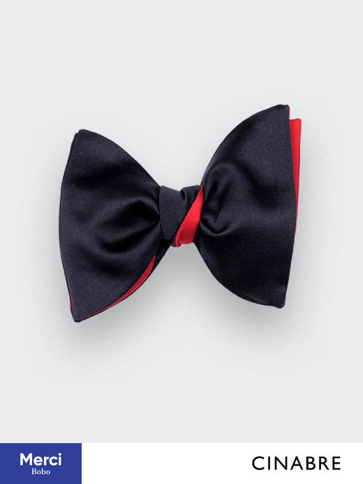 Cinabre真丝晚宴领结 马克龙总统同款 纯手工定制 商品图5