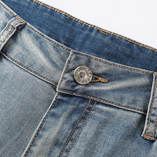 GXG男装25夏季复古水洗宽松休闲凉感舒适百搭直筒男式牛仔裤K&C 商品图7