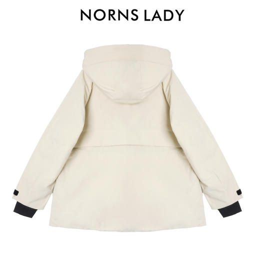 NORNS LADY诺恩 冬季加厚连帽防风保暖外套女宽松外套 H25WK82886 商品图3