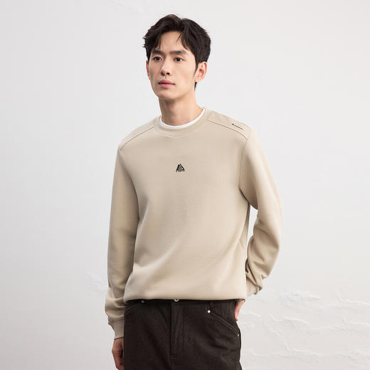 GXG男装【莫代尔】25秋季经典简约百搭宽松圆领休闲男式卫衣K&C 商品图6