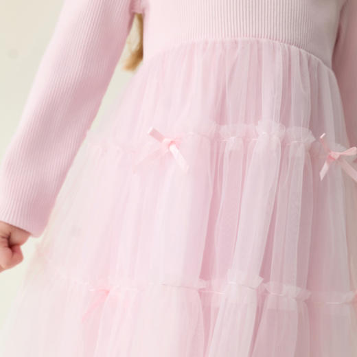 马克珍妮蓬蓬灵动女童甜美网纱裙 宝宝裙子连衣裙春装新款560135 商品图4