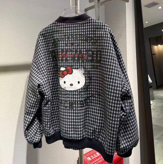 NC棒球领格子图案夹棉外套51030 冬季 240754222572 商品图2