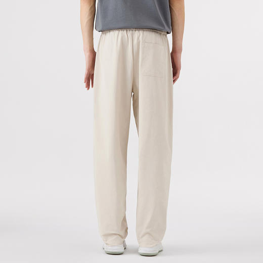 GXG男装【侧缝拼接】25夏季时尚抽绳弹力松紧腰男式直筒休闲裤K&C 商品图3