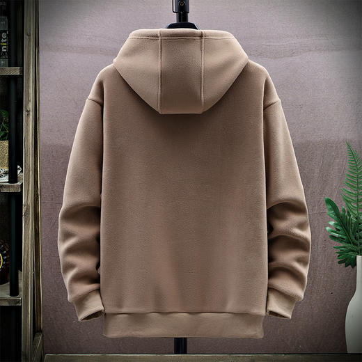 GXG男装冬季经典休闲潮流百搭暖暖绒青少年男式连帽卫衣K&C 商品图3