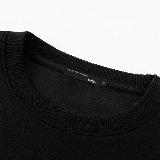 GXG男装25秋季潮流时尚休闲圆领套头宽松百搭男式运动长袖卫衣K&C 商品图6