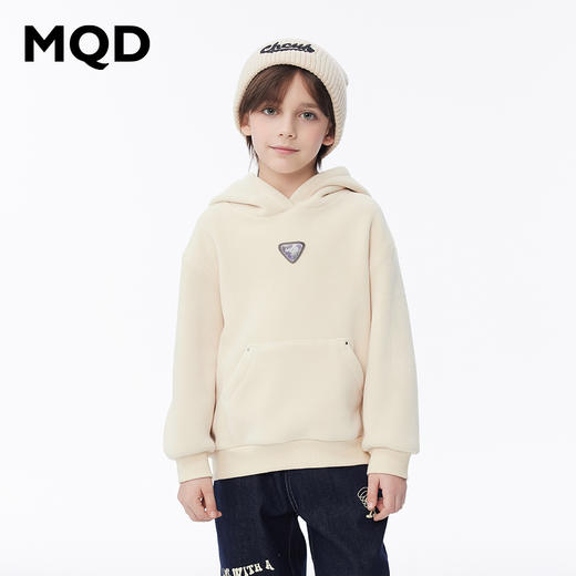 【秒】【MQD】男童冬季保暖绒感舒适休闲连帽卫衣 商品图1