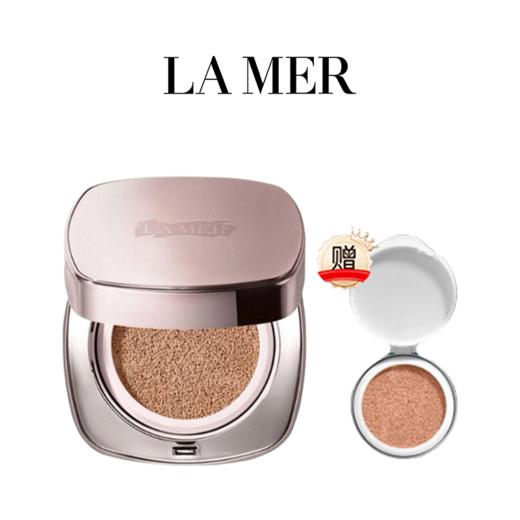 心选丨【保税仓 顺丰直发】LA MER/海蓝之谜鎏金气垫正装12g（赠同款替换芯12g）+海蓝之谜洁面30ml 商品图2
