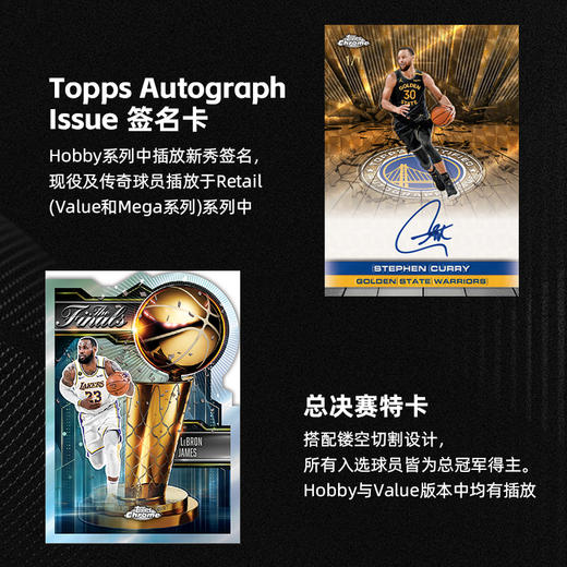 Topps Chrome 篮球系列Hobby/Jumbo/Value/Mega系列（盲盒属性 不支持7天无理由退换货） 商品图5