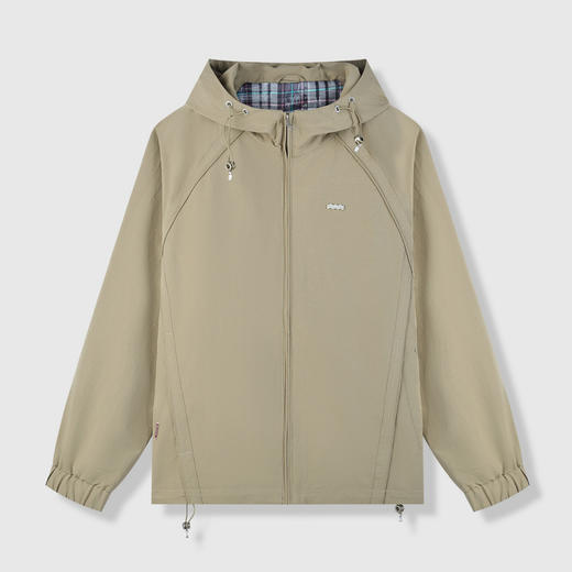 GXG男装25秋季时尚潮流休闲运动日常通勤防风外套男式连帽夹克K&C 商品图2