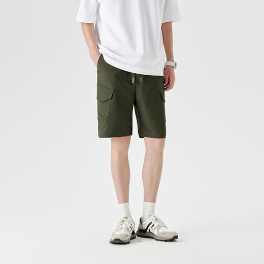 GXG男装【轻薄透气】夏季个性潮流工装短裤男士宽松百搭五分裤K&C 商品图4