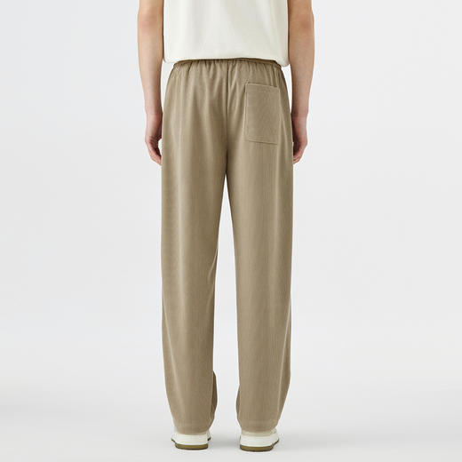 GXG男装25夏季时尚松紧腰抽绳运动休闲舒适百搭男式直筒长裤K&C 商品图11