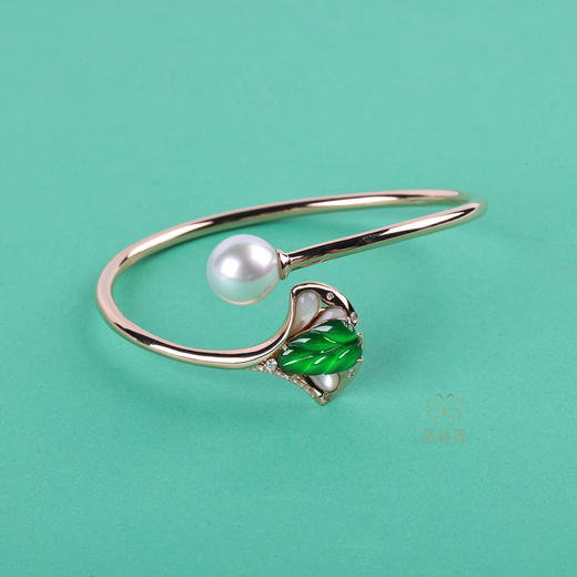 【长相依】绿翠珍珠手环 SZ2512061 商品图5