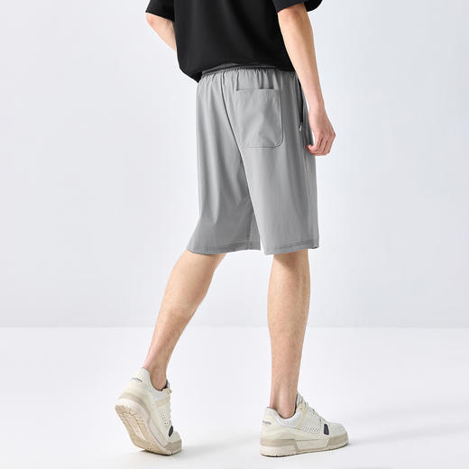 GXG男装25夏季时尚隐形拉链五分运动裤宽松直筒男式休闲短裤K&C 商品图7
