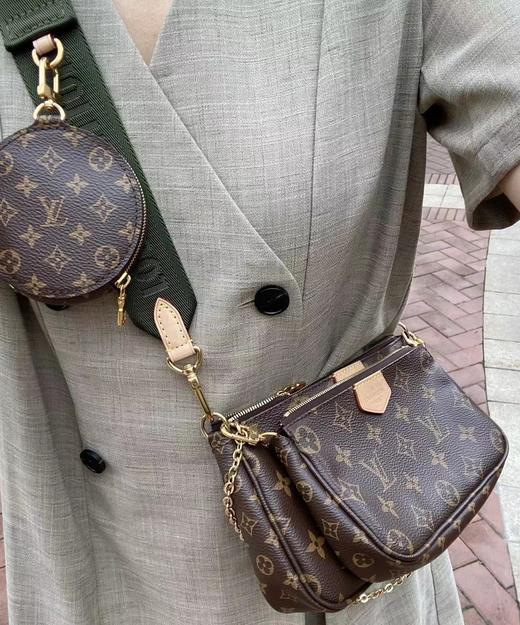 D121537时尚单品标志性老花满印三合一链条包包小包 商品图3