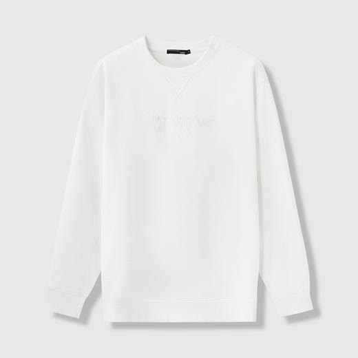 GXG男装25秋季时尚百搭舒适圆领简约通勤宽松休闲男式卫衣K&C 商品图6