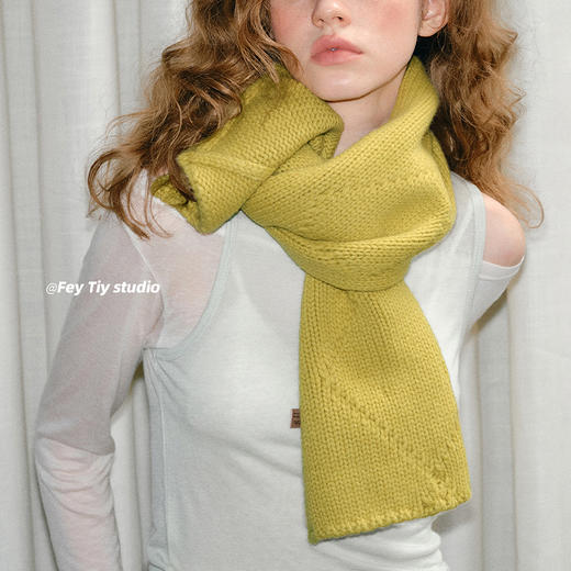 丁摩 100%澳洲羊毛 纽扣围巾脖套披肩两用冬季新款保暖送礼5ZF-12152 商品图3