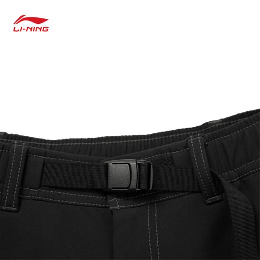 李宁户外CF溯女子直筒加绒保暖反光防泼水运动长裤AYKV606 商品图9
