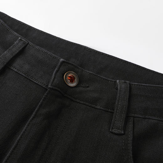 GXG男装25秋季经典简约舒适百搭四面弹力直筒休闲男式牛仔长裤K&C 商品图7