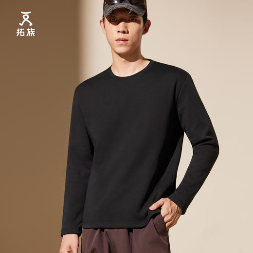 【双面鹅绒更暖和！】情侣款鹅绒长袖卫衣 拒水90鹅绒填充 700+蓬松度，轻三防面料日常好打理，7A抗jun 轻盈御寒，可机洗 商品图3