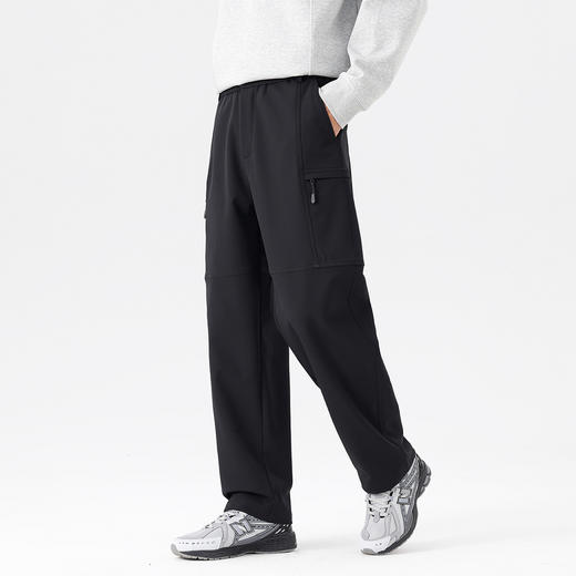 GXG男装【工装口袋】25秋季时尚舒适松紧腰男式运动直筒休闲裤K&C 商品图2