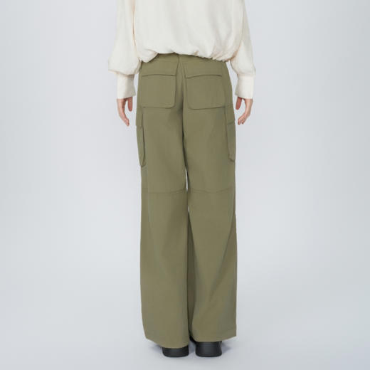 谜底直筒休闲裤长裤2026春季新品工装风百搭帅气裤子女265MK5024 商品图2