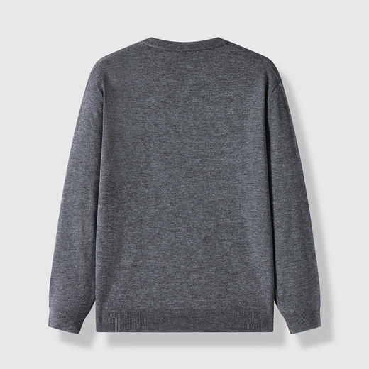 GXG男装【绵羊毛100%】冬季经典纯色保暖毛衣针织男式羊毛衫K&C 商品图3